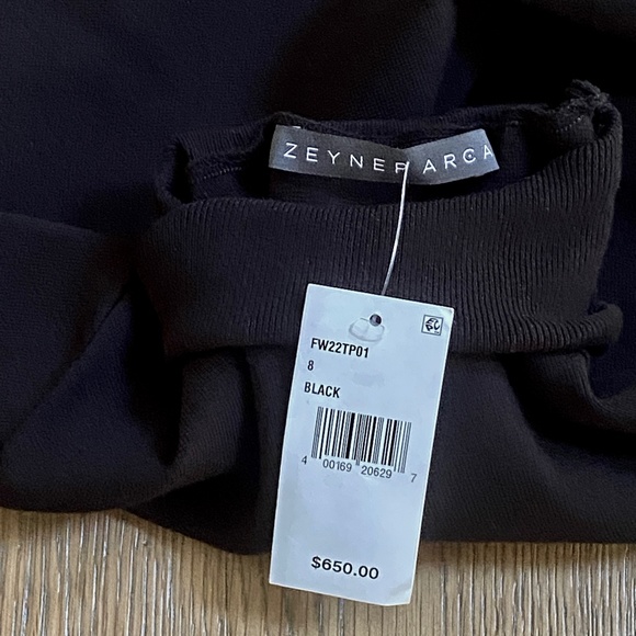 Zeynep Arcay Cropped Knit Turtleneck Sweater US8 New With Tags - Picture 10 of 16